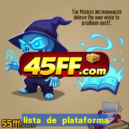 lista de plataforma de jogos